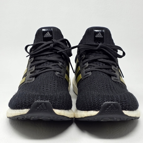 Adidas UltraBoost 4.0 Mens Sz 8.5 DNA Running Shoes Black Gold FY9316 Pre-owned main image 9